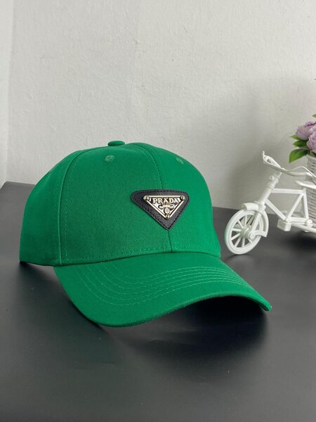 Quality Green Prada Baseball Cap