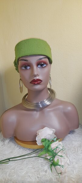 Écharpe verte élégante