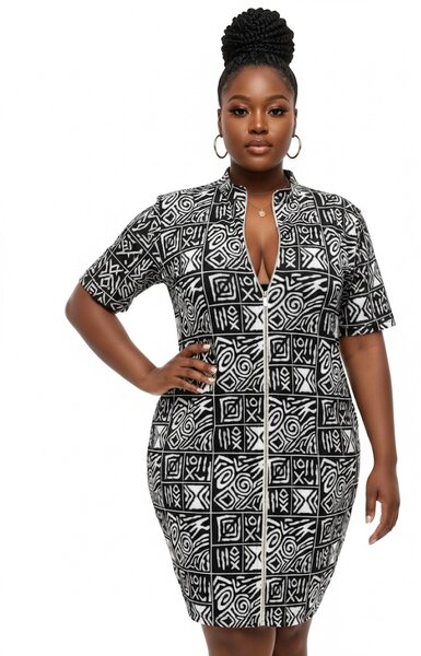 Robe Tunique Ethnique Femme