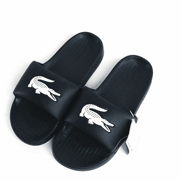 Lacoste Slides Homme Noir