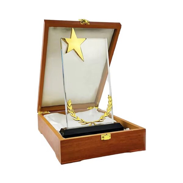 Executive Crystal award plaque