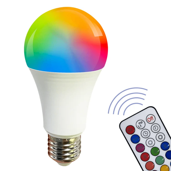 Ampoule LED RGB télécommande