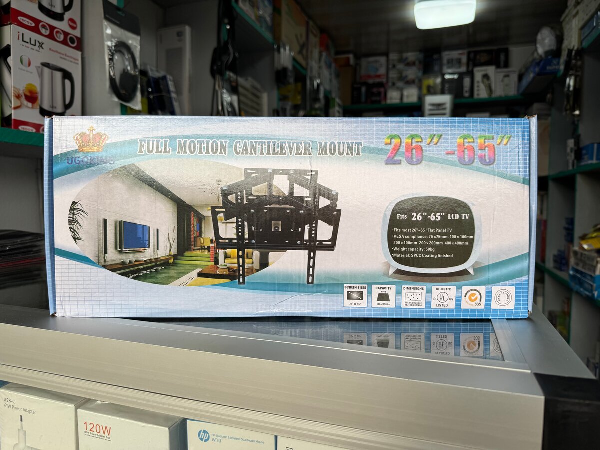 Support TV mural orientable 26-65"