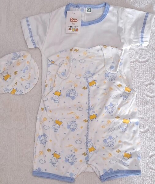 Ensemble bébé body et bonnet