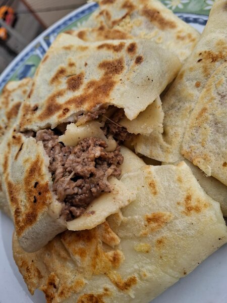 Crêpes fourrées à la viande 4