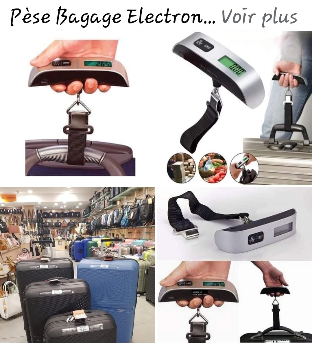 Balance Électronique pour Bagages