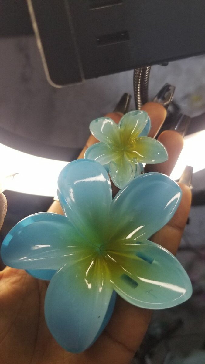 Pince à cheveux fleur hibiscus