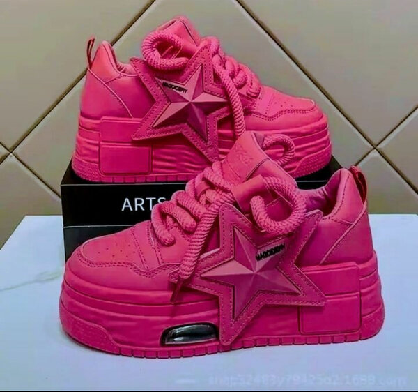 Chaussures A Bathing Ape rose