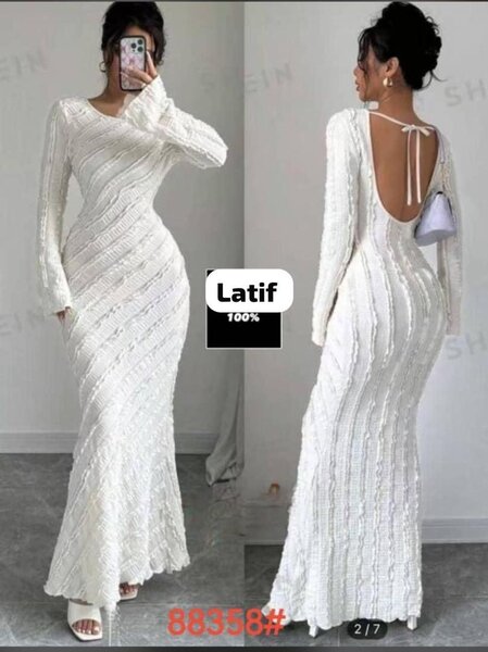 Robe Longue Blanche Élégante