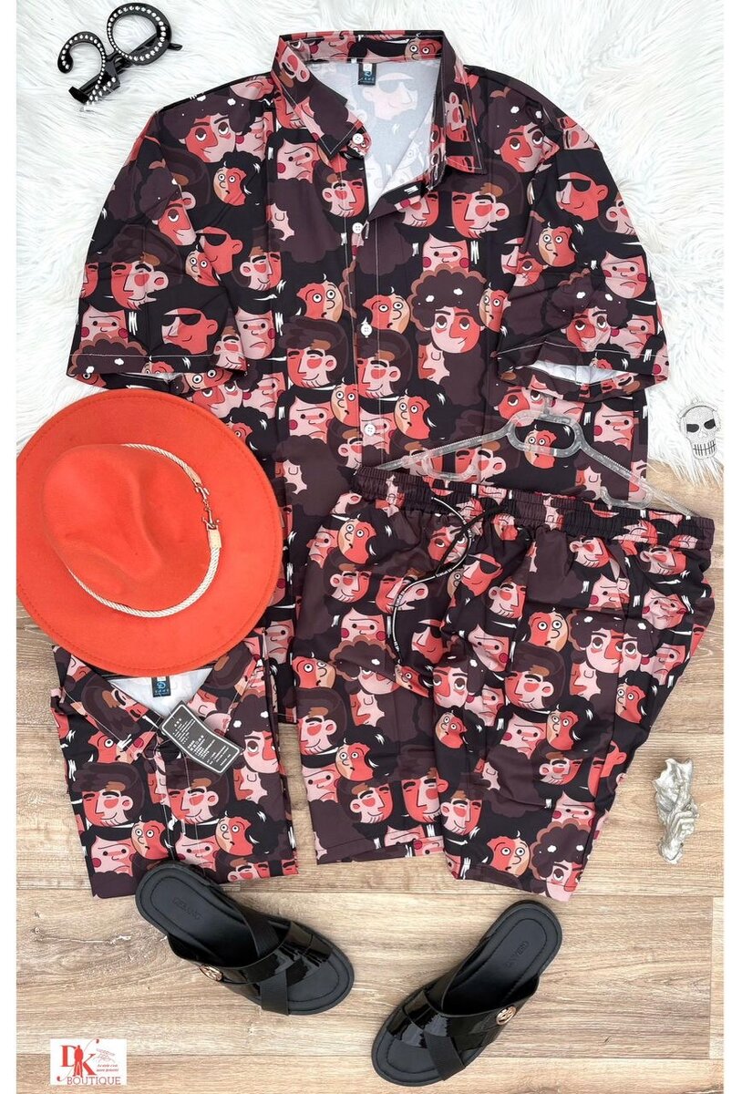 Set Chemise et Short Imprimé