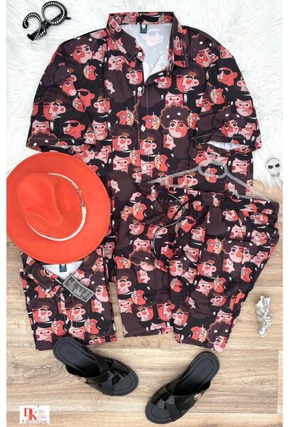 Set Chemise et Short Imprimé