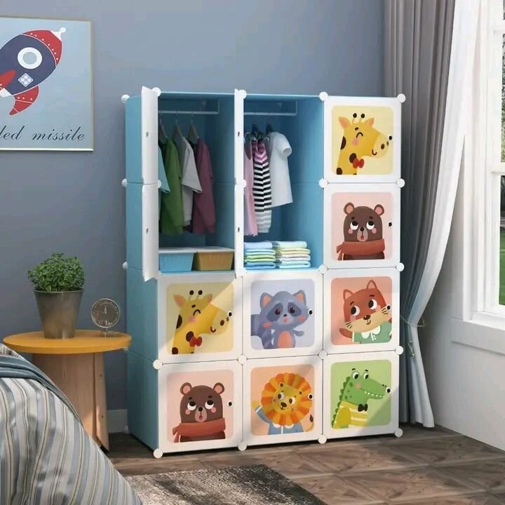 Rangement enfant avec motifs animaux