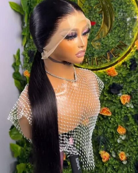 Perruque frontale en lace