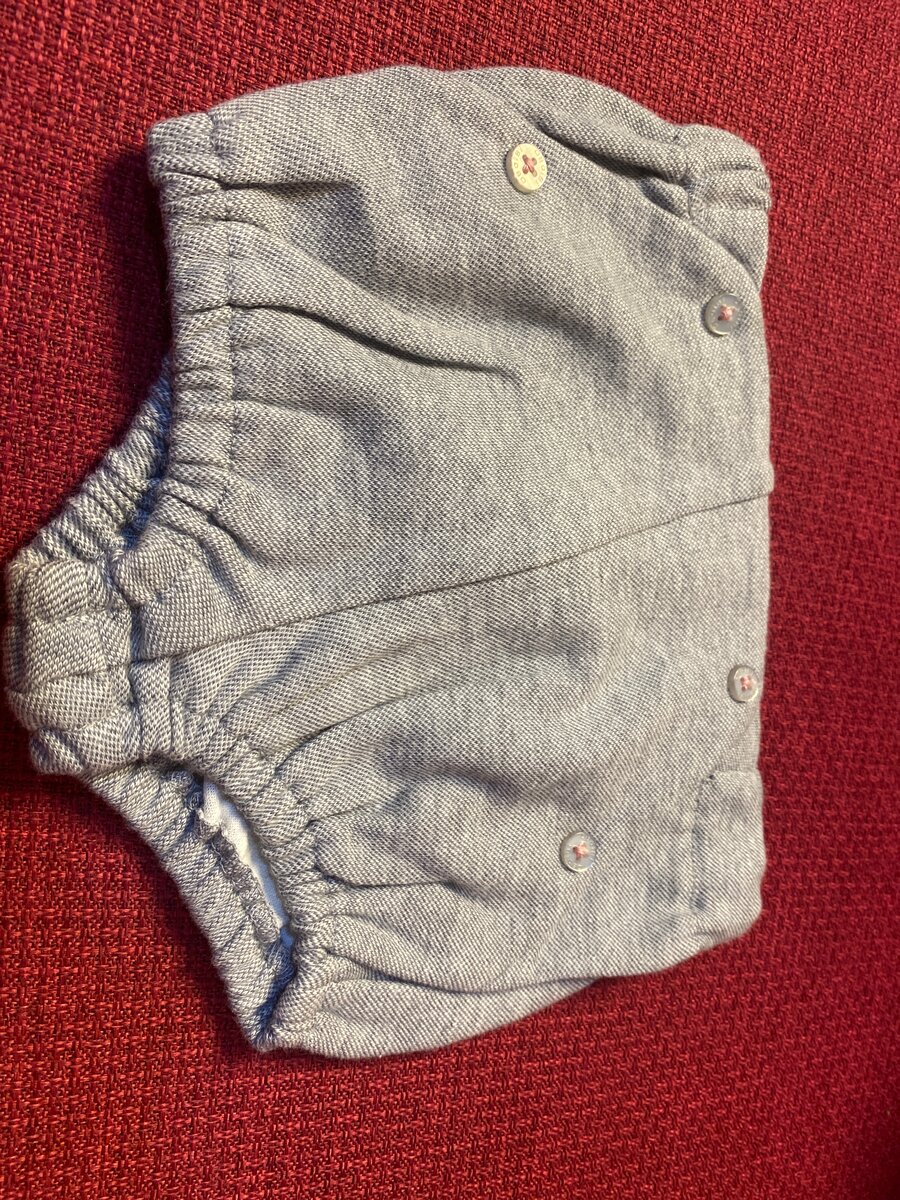 Culotte bébé motif floral