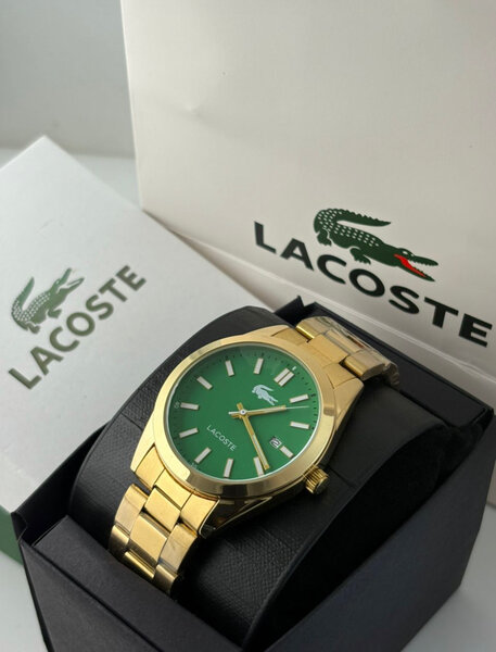 Montre Lacoste Or et Vert