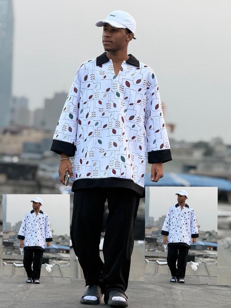 Chemise homme luxe motif imprimé