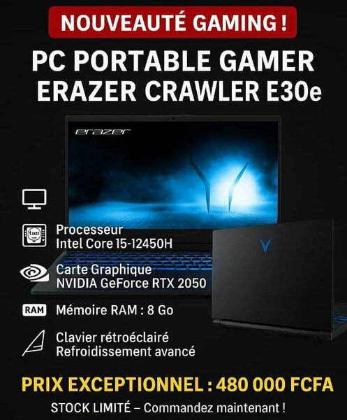 PC Gaming Erazer Crawler E30e