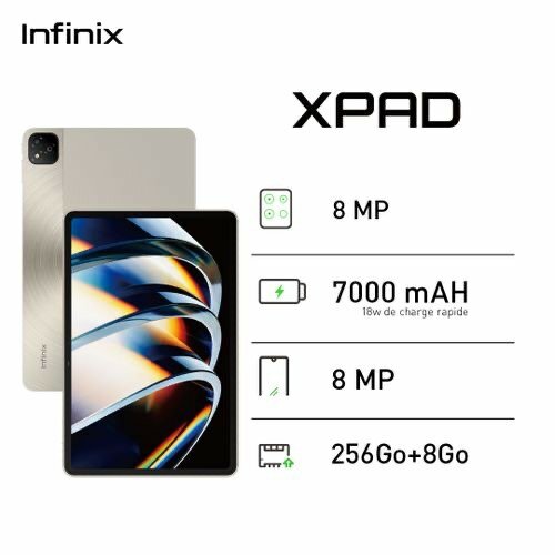 Infinix Xpad 8 Go de RAM 256 Go de ROM