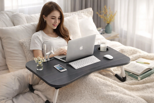 Table de lit pliable multifonction