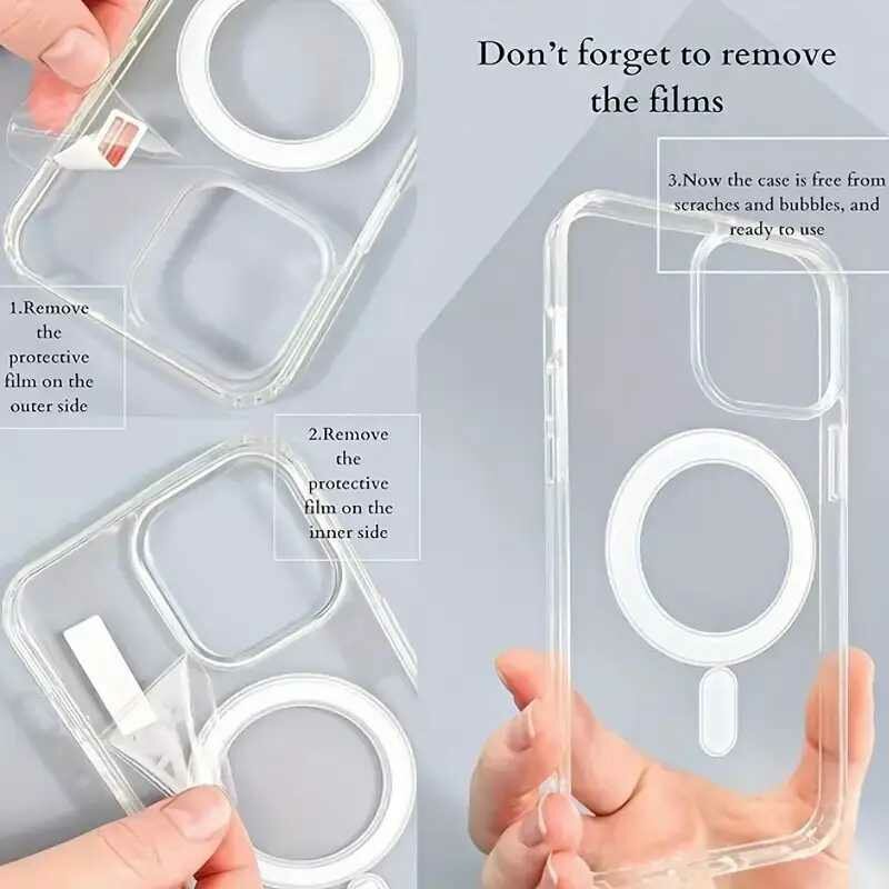Coque transparente magnétique iPhone 13 Pro