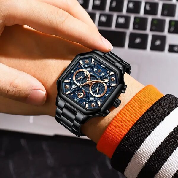 Montre Hommes Quartz Luxe