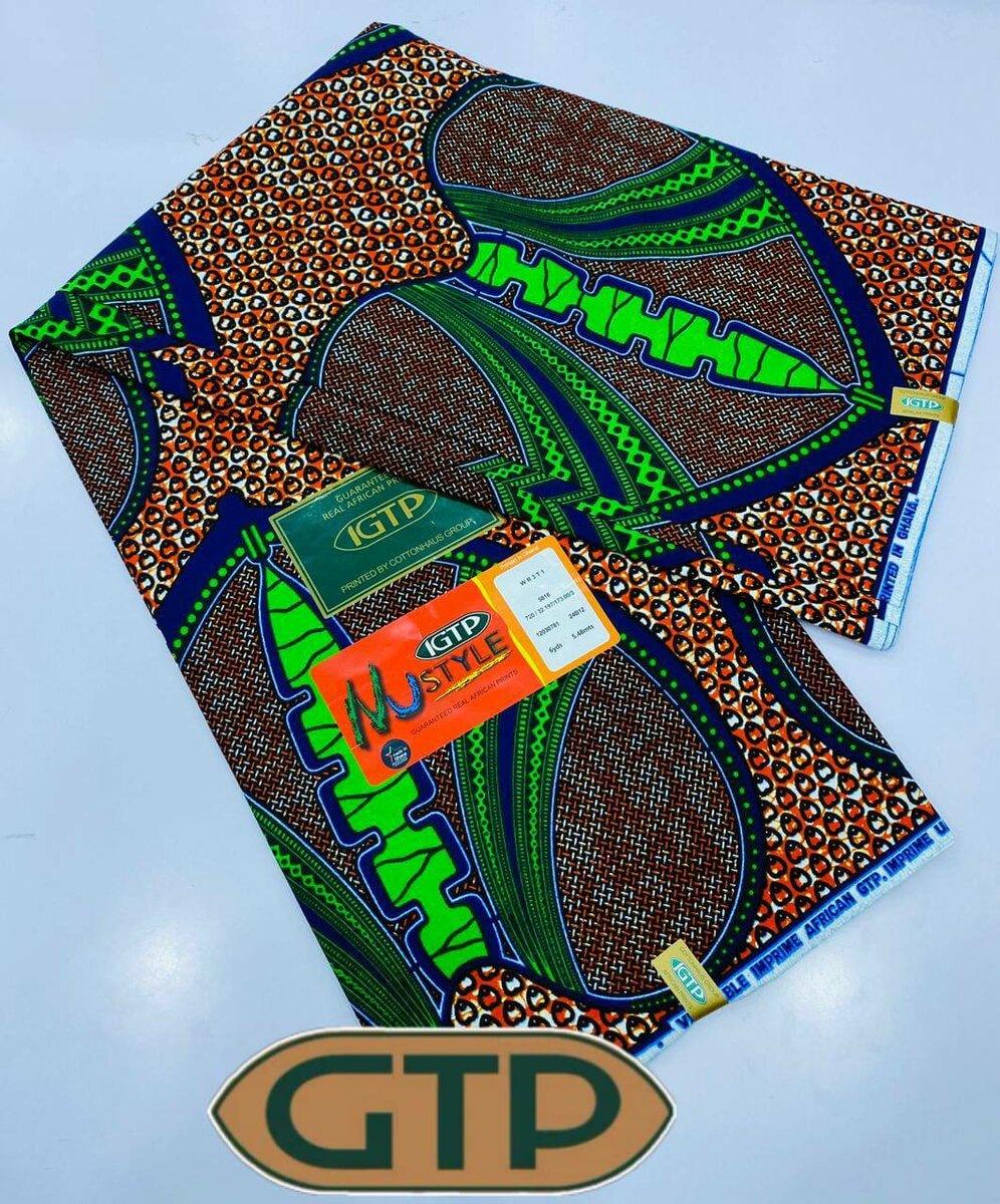 Tissu Africain Wax Imprimé