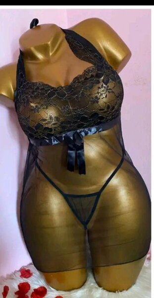 Nuisette Sexy en Dentelle Noire