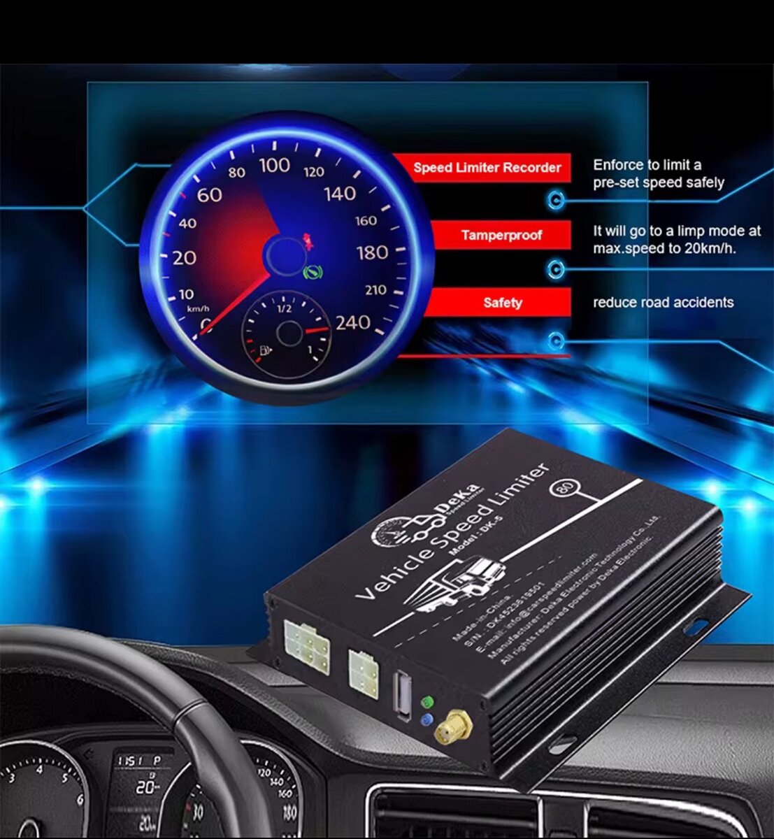 Limiteur de Vitesse Véhicule DeKa