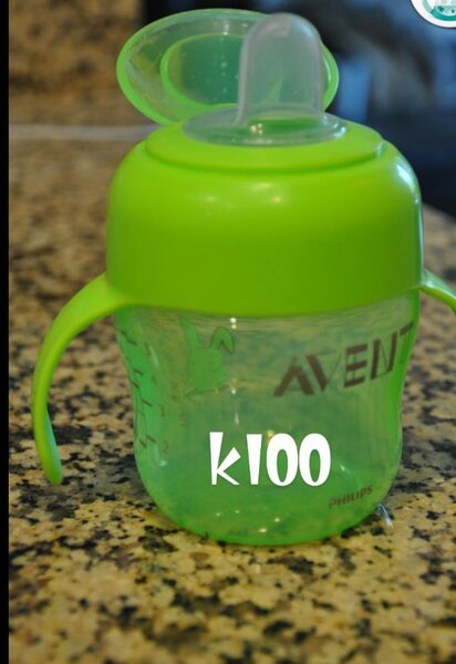 green feeding bottles