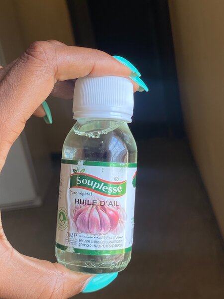 Huiles d'ail, coco et citron