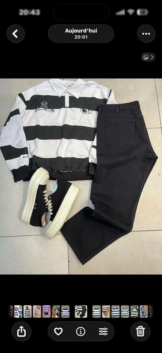 Polo Rugby Rayé Homme