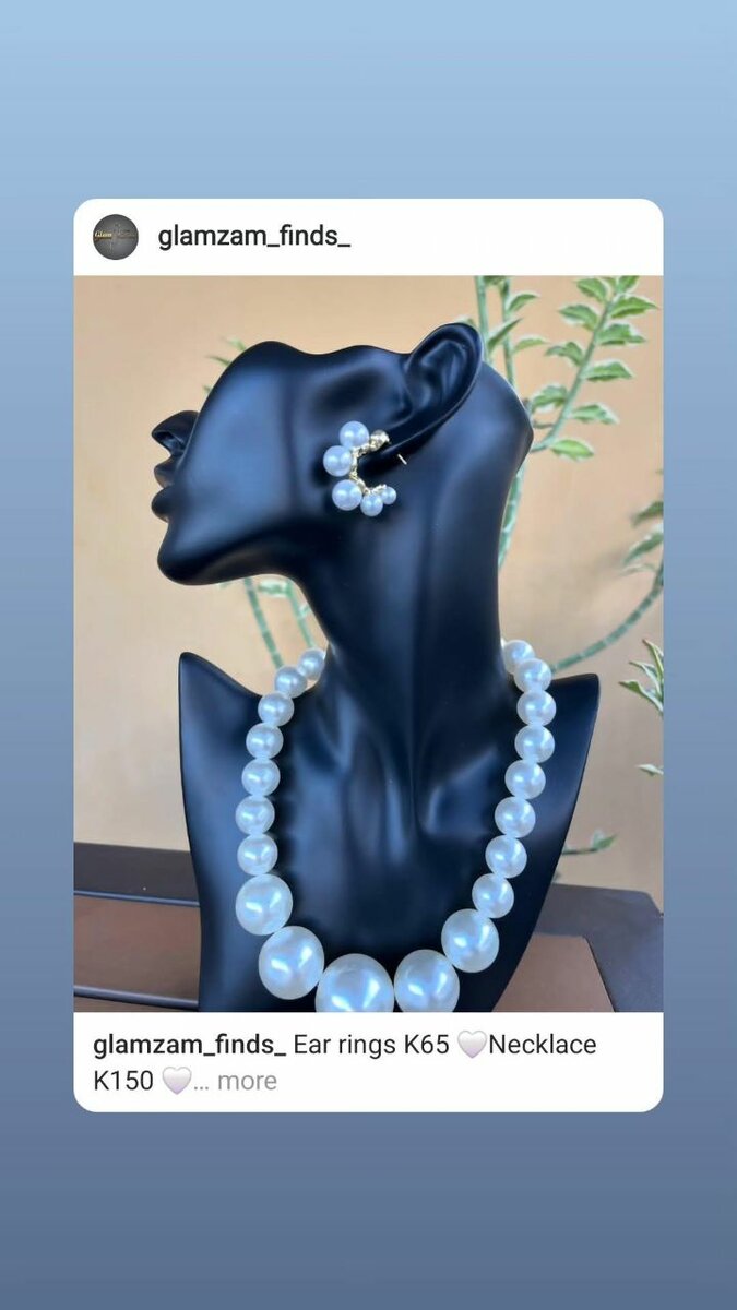 Earrings available ️