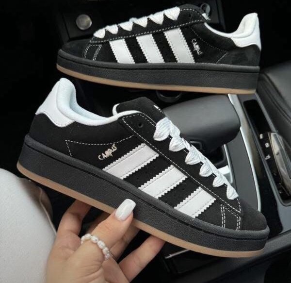 Baskets Campus tendance noires