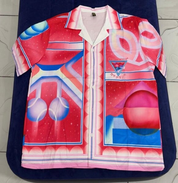 Chemise à motifs vibrants pour homme