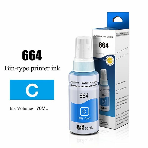 Cartouche d'encre 664 Cyan pour imprimante