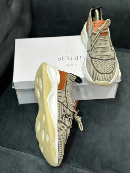 Sneakers Berluti en cuir élégant