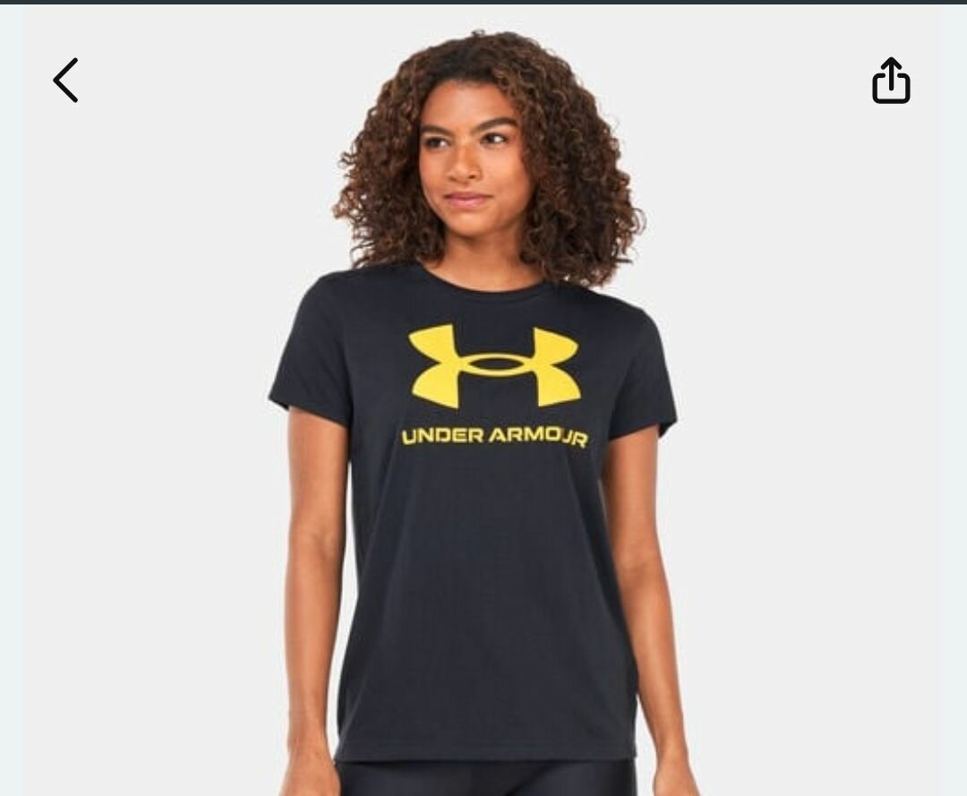 Women's sporty under armour tshirt