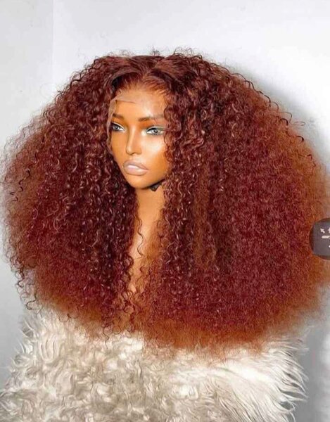 Perruque Bouclée Auburn Lux