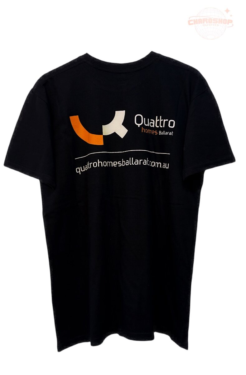 T-shirt noir imprimé