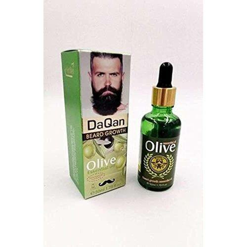 Huile de Croissance Barbe Olive