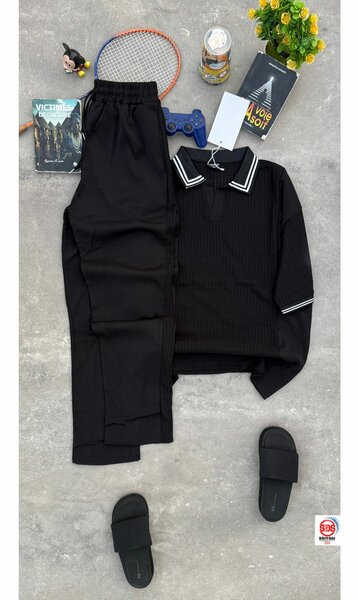 Ensemble survêtement noir homme