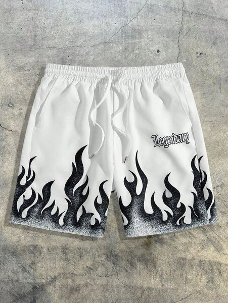 Shorts de sport flamme