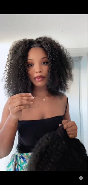 Perruque Bouclée Naturelle