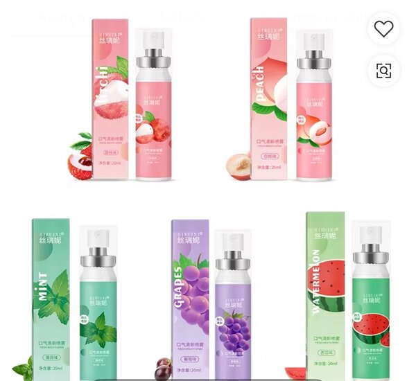 Vaporisateur haleine