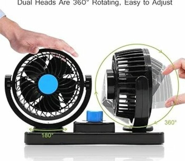 Ventilateur de Voiture Double 360°