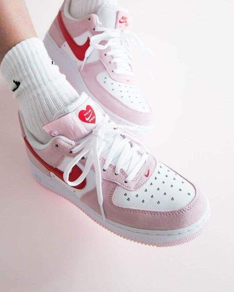 Baskets Nike Air Rose Blanc