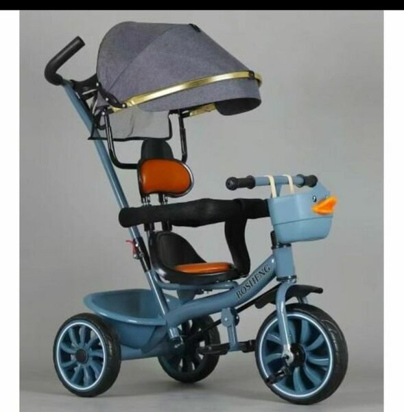 Tricycle enfant confort avec guidon et pare-soleil