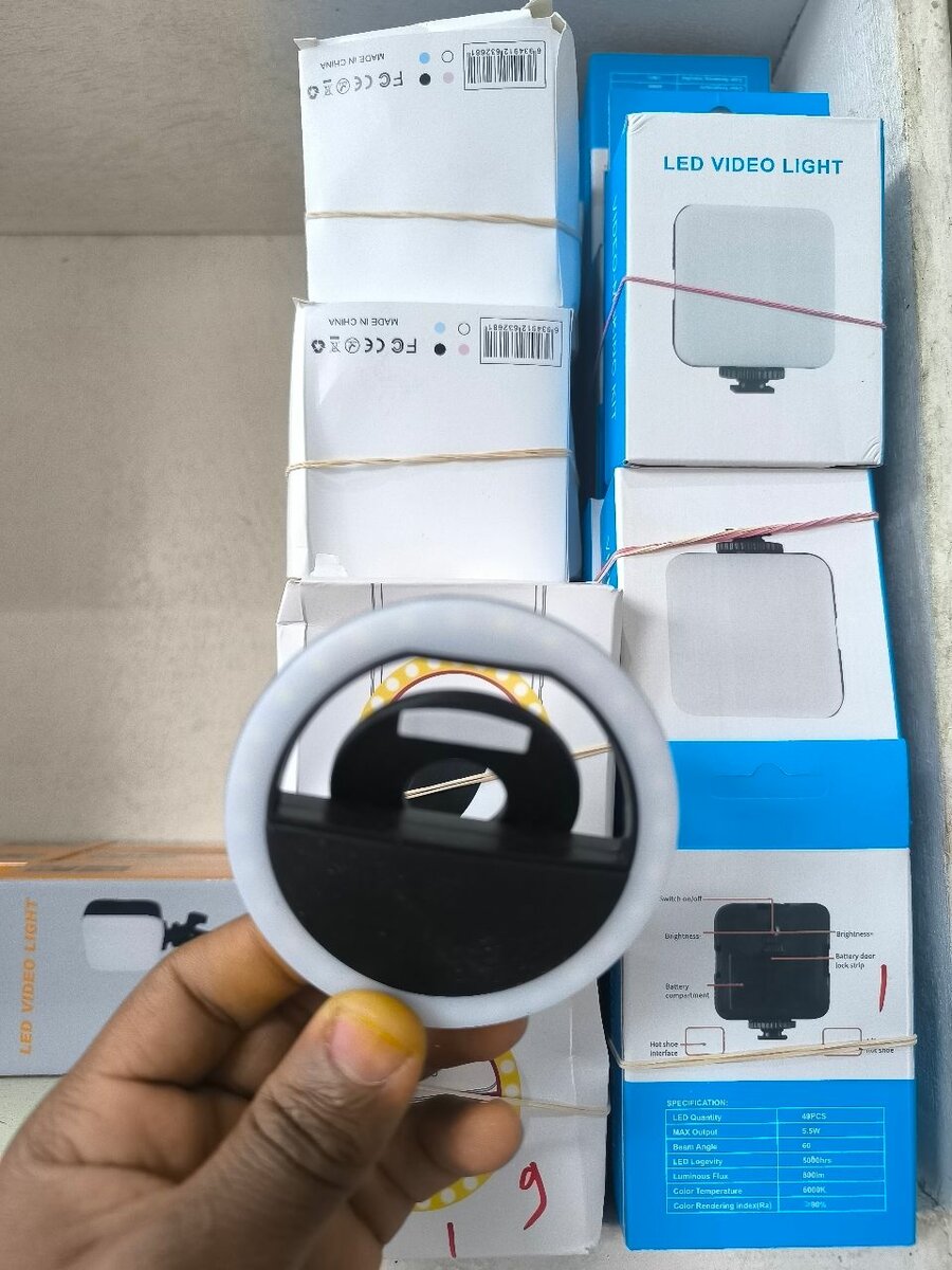 Lumière Anneau Selfie Portable