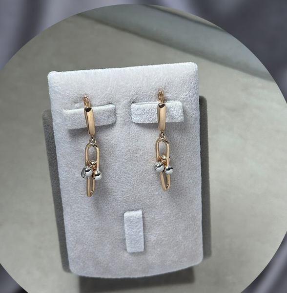 Золотые серьги