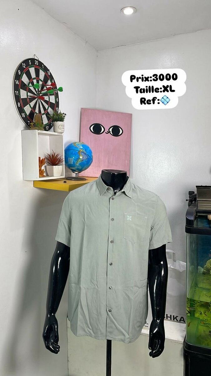 Chemise homme classique XL